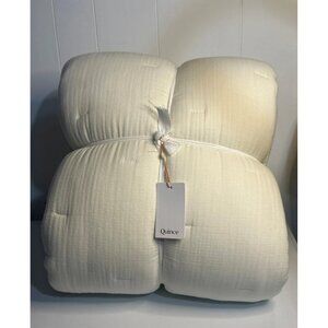 NWT Quince King Ivory Organic Airy Gauze Dream Quilt – Lightweight, No Shams